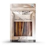 BULLY PALS - 6 inch Thin Bully Sticks for Small Dogs and Puppies - 20 Pack - All Natural, Single Ingredient, Easily Digestible, All Beef Dog Treats and Rawhide Free Dental Chew Bones for Dogs
