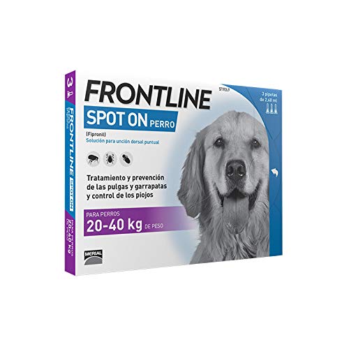 Merial Frontline Spot on Chiens 20-40 kg Protection Totale 6 pipettes