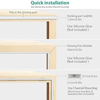 Lamomo White LED Neon Strip Light, Flexible 5M