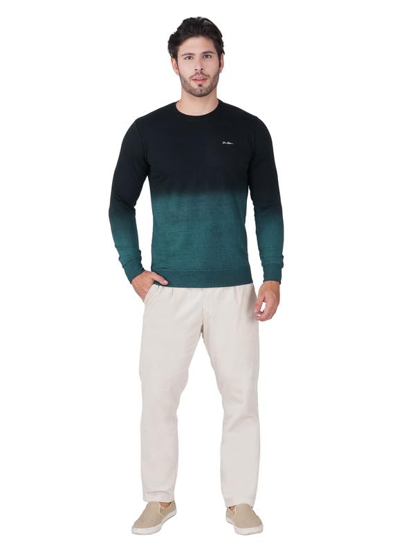 Image of PRORIDERS Men Dip Dyed Pure Cotton Full Sleeve t Shirts