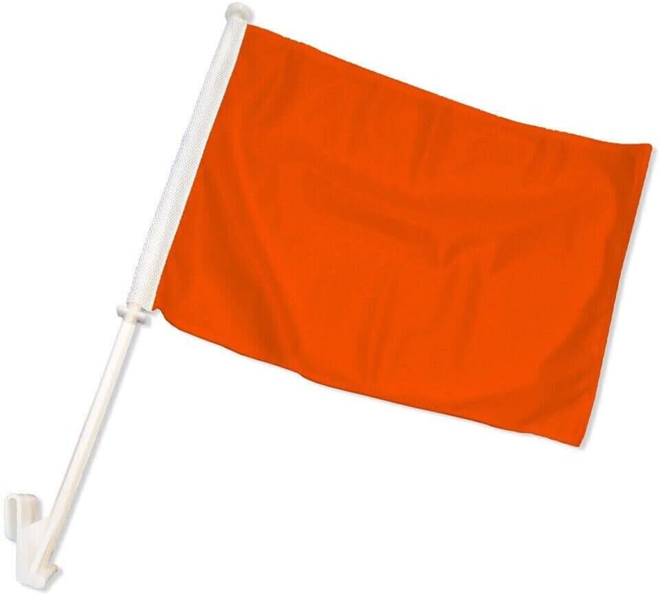 Amazon.com : (2 Pack) 12x15 Solid Orange 2ply Car Window Vehicle 12