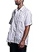 G-Style USA Men's Short Sleeve Cuban Guayabera Shirt 2000-1 - White - 5X-Large
