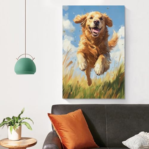 Cuadros decorativos de setter irlandés que dan calidez a dormitorios y salas 4