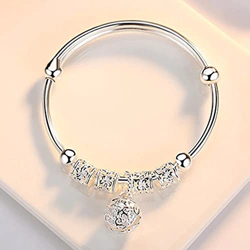 Bracelets pour femmes suspendues réglables à balle creuse style QYYZTHX