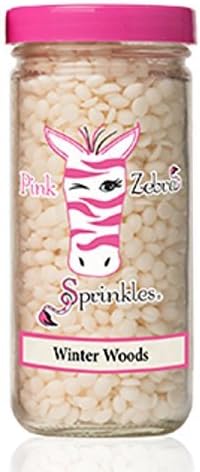 PINK ZEBRA SPRINKLES WINTER WOODS