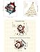 Christmas Creative Wall Sticker, Christmas Wall Sticker, No Tool 3D Santa Claus Wall Stickers, Peel and Stick No Adhesive Residue, No Damage to Wall, for Party Window Wall (1, Santa Claus C)