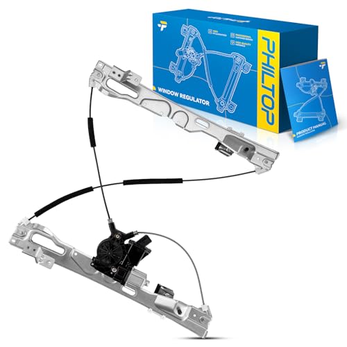 Image of PHILTOP Front Right Passenger Side 751-601 Power Window Regulator w /Motor