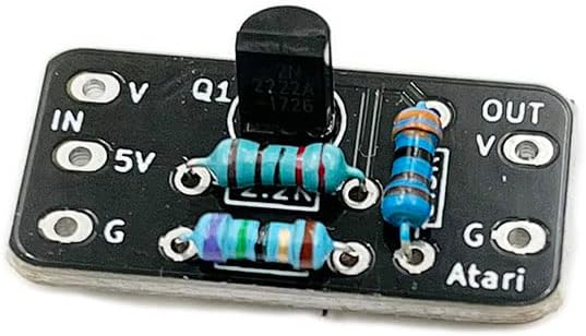 YANHAO [Video Game Parts] 10pcs for Atari 2600/7800 Composite Video/Audio Mod AV Kit Audio Booster [Replace] (Color : Full Set)