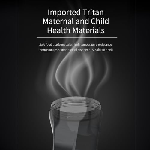 Portable Blender, Enhanced Portable Mini Smoothies Juice Blender with Travel Lid -for Office, Gym, Kitchen, USB Personal Mixer for Creating Protein Shakes, Blends Ice & Frozen Fruit - Image 3