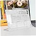 SEWACC Botanical Style Memo Board Pen Set Acrylic Memo Board Erasable for Home Office School