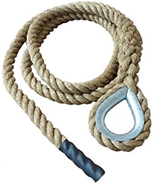 Gym Climbing Rope – 36mm Manila Gym Rope with Hard Eye 3m