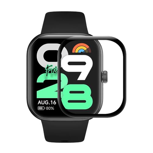 Image of Glaxx Scratch Proof Screen Protector for Redmi Watch Move Full Screen Protector with Easy Installation Kit (Blsck)