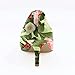 Reindee Lusion Women's Low Heels/Green Floral Printed Elegant Closed Toe Pumps Shoes/Fashion High Heels/Party Trendy Stiletto Kitten Heels Size 7