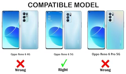 Image of Jkobi Lifetime Anti-Yellow Clear Back Cover Case for Oppo Reno6 5G | Reno 6 5G (Sleek Hard Crystal | Shockproof and Camera Protection)