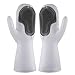 Depurador de Lavado de Guantes de Silicona  Guantes Reutilizables para Lavavajillas Guantes para Lavar Platos con Cepillo Limpieza Guante Fregar Platos Adecuado para Mascotas de Muebles de Cocina