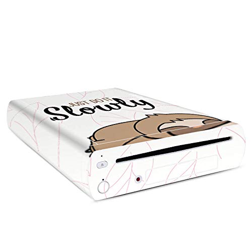 Film autocollant Nintendo Wii U paresseux pour personnaliser l'espace gaming de votre salon