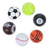 POPETPOP Rubber Golf Balls with Gift Box Compact Golfing Balls for Training and Practice Safe Rubber Material for Adults Backyard Putting and Golf Enthusiasts Random Color