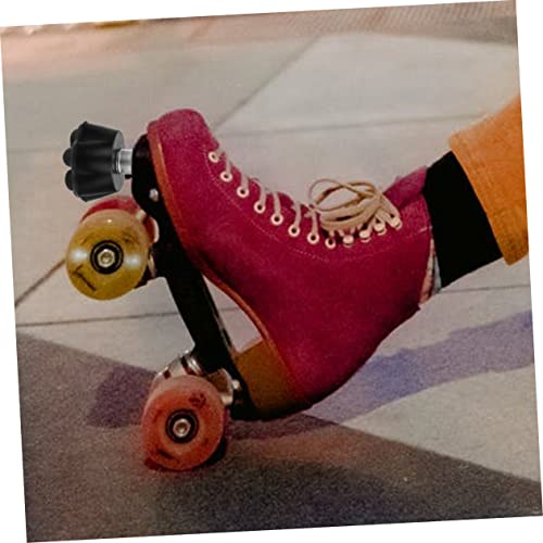 GAFOKI 2 Peças Freios De De Quatro Rodas Quádruplos Ajustáveis ​​Blocos De Freio Toe Stop Plug Desen