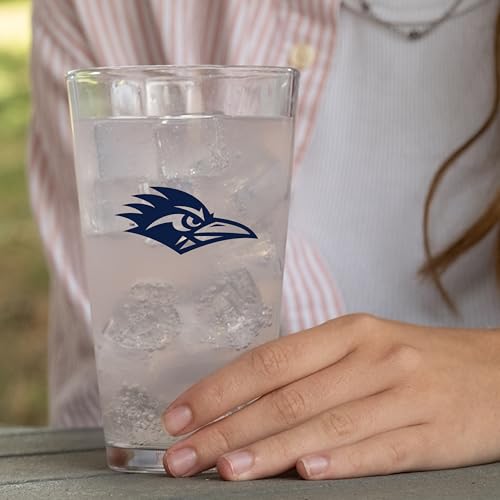 Image of Logo Brands NCAA 16 oz Pint Glass - Durable Glass With Bold Team Color- Chip-Resistant Rim Drinkware For Fans, Tailgates, Home Bars & Everyday Use