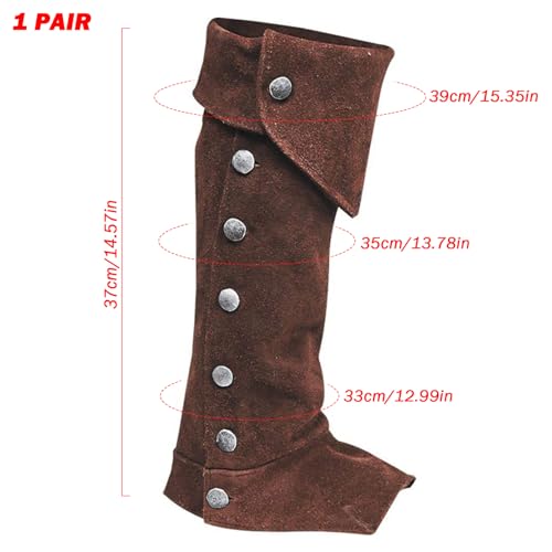 Couvertures de bottes médiévales pour cacher chaussures modernes de cosplay - 2