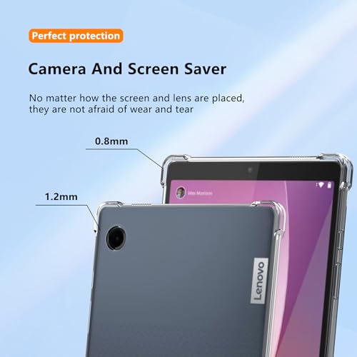 Natbok PB-LENOVO TAB M8 (4TH GEN) 2024-TPU-TOU Case For Lenovo Tab M8 (4Th Gen) 2024,Advanced Airbag Drop Protection,Flexible Silicone Tpu Shockproof Anti-Scratch,Anti Yellowing,Slim-Fit Shell Case Tablet Cover thumb #2