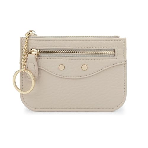 [GFHSKPOK] Convenient Pull Out Wallet Female Card Holder for Card Case(Beige)