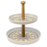 Etagere aus Bambusfasern, mit MF als Bindemittel. Die hat eine Höhe von 25cm und einen Durchmesser von 24cm