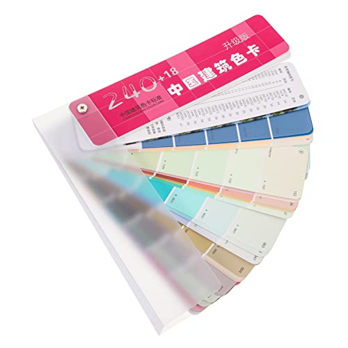 Artibetter Schede Colori Per Disegno Di Fogli Colorati Per Vernici Rotazione Facile e Cartella Compatta Per Pittori e Decoratori