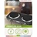 Mesko MS 6509 MS-6509 Hornillo Eléctrico Doble, Regulador de Temperatura, Compacto, 154...