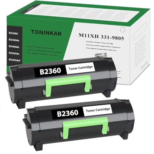 TONINKAR 2 Black b2360 2360dn b2360dn Toner Cartridge b3460dn b3460 Toner