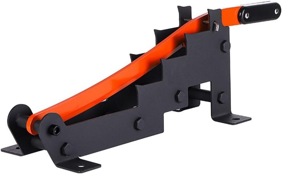 Log Splitter Orange Wall-Mounted Manual Fast Firewood Splitter Splits Hardwood for Ignition Portable and Safe