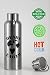Heart Earth Eco-friendly Premium Stainless Steel Water Bottle 20 oz BPA free, Sweat-Proof, Leak Proof, Insulated Double-Walled Vacuum Wide-Mouth Design