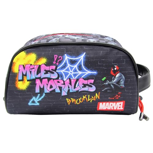RGA Leatherworks Miles Morales Brooklyn Graffiti Dopp Kit with Bottle