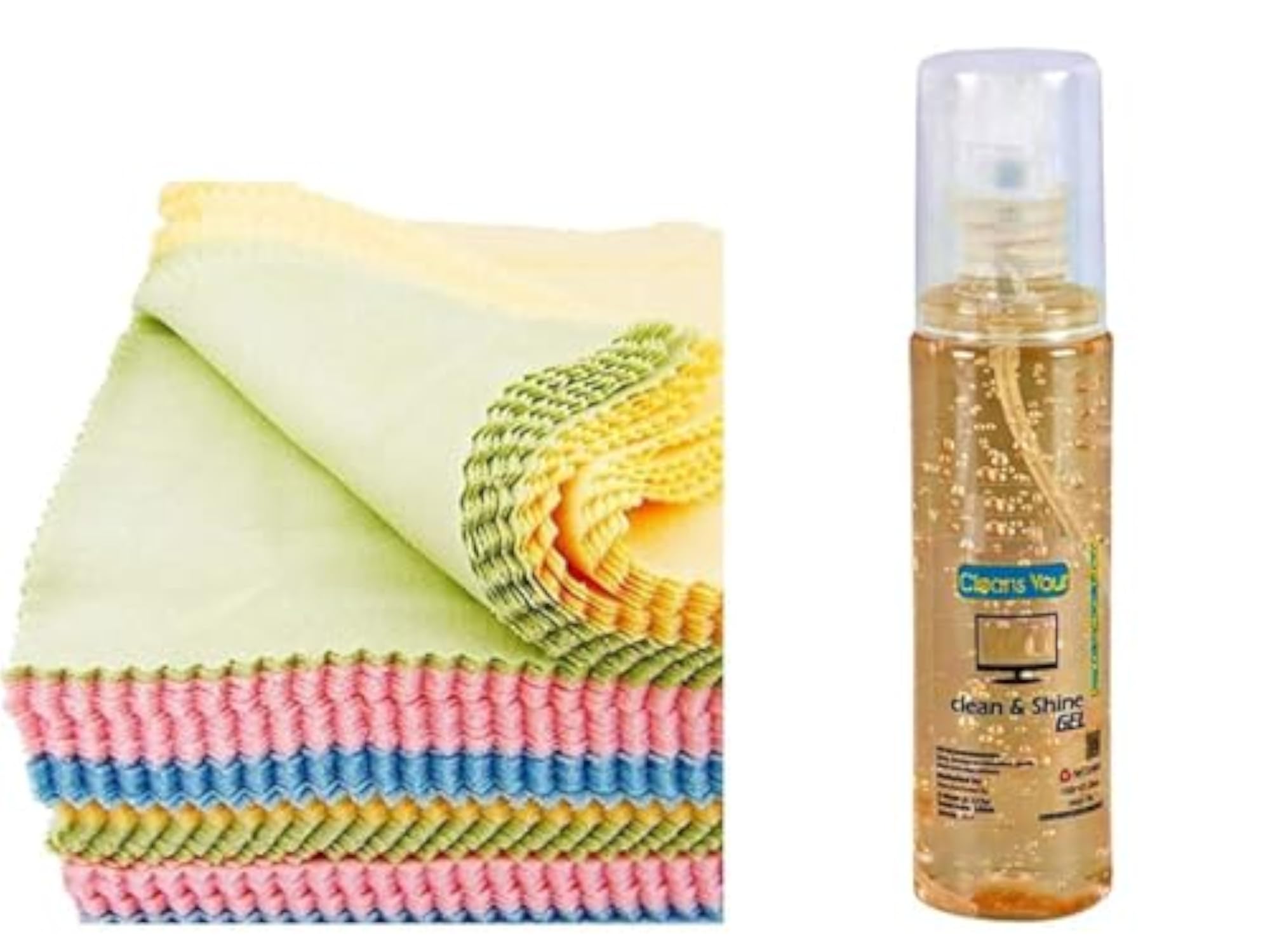 Microfiber Cleaning Cloths with Gel for Spectacles and Screens