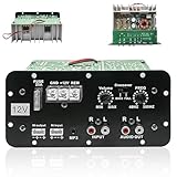 FABTEC 12V Dual Channel 120W Multi Channel Car Amplifier Stereo Mono Amp Audio, Bass Sub Woofer Kit, Monoblock, Class AB, Mosfet Power Supply