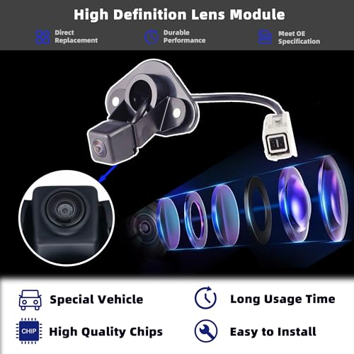 Image of Back up Camera w /Bracket Compatible with Subaru Legacy Outback 2010 2011 2012 2013 2014 Rear View Camera Replace 86267AJ10B 86267AJ10A 86267-AJ10A 86267AJ101 86267-AJ100 86267-AJ101