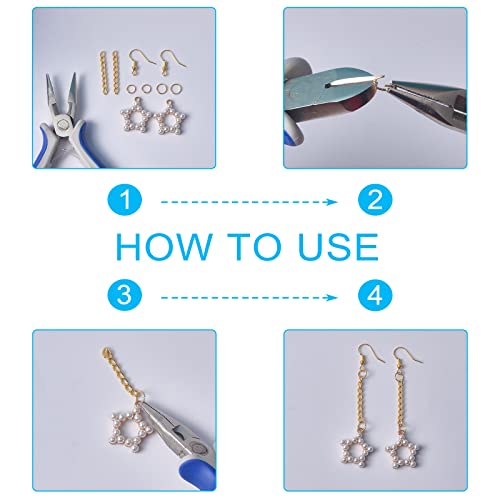 PH PandaHall 500pcs Anelli di Salto Aperti 5 Stili...