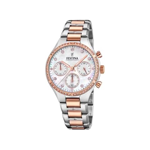 Reloj Festina Cronógrafo Mujer Cuarzo Acero Inoxidable Cover