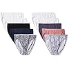 Hanes womens Cotton briefs underwear, 10 Pack - Hi Cut Assorted 1, 6 US