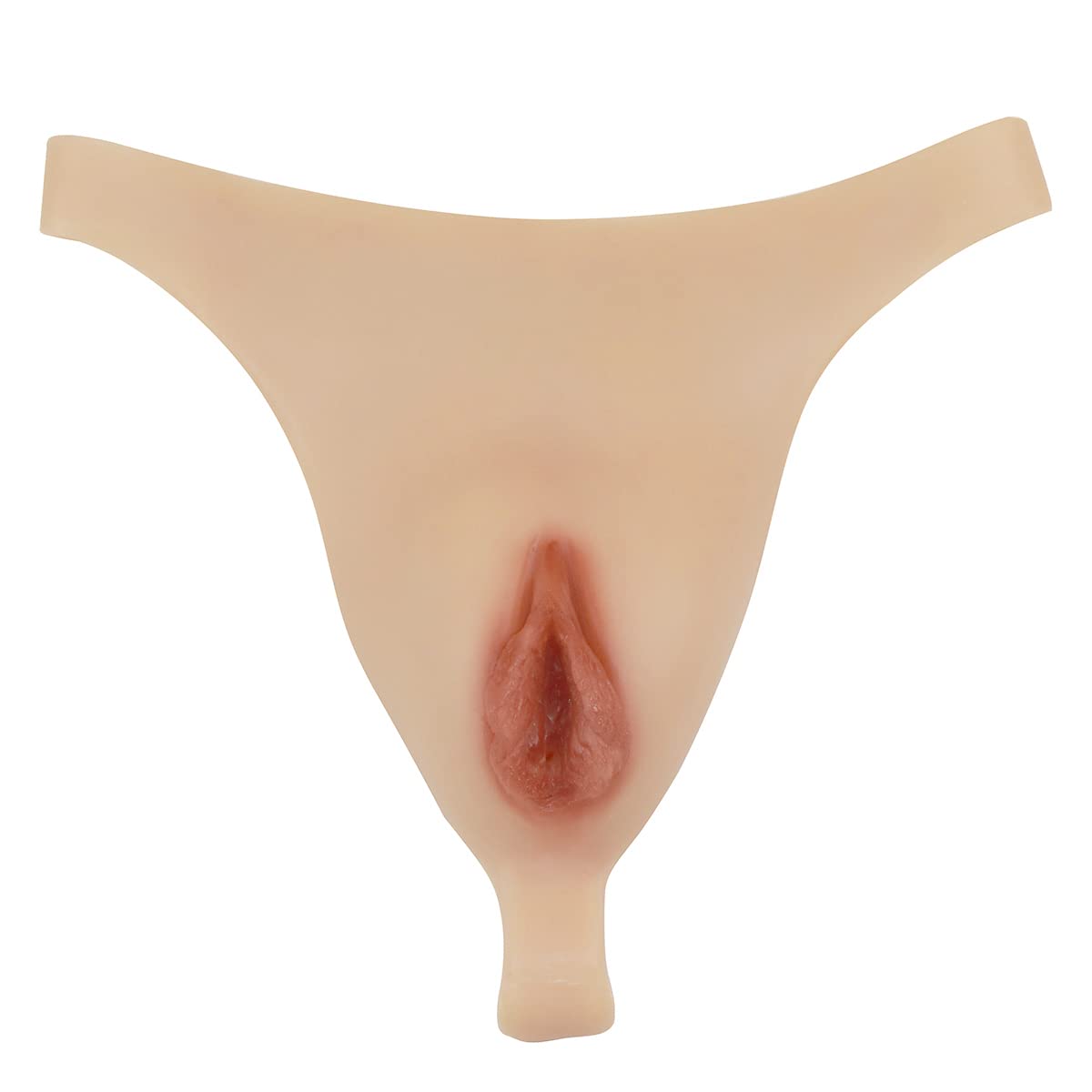 Crossdressing Höschen Camel Toe Versteckte Gaff Silikon Tanga-String für Transgender Transvestit CD