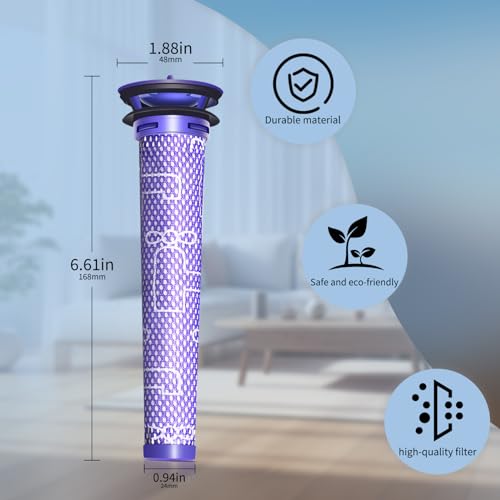 4-Pack-Replacement-Pre-Filters-for-Dyson-V8-V7-V6-SV04-DC58-Vacuums-Kit-Includes-4-Filters-Enhance-the-Performance-of-Your-Dyson-with-This-Filter-Replacement-Set-Replaces-Part-965661-01 4 Pack Replacement Pre Filters for Dyson V8 V7 V6 SV04 DC58 Vacuums Kit Includes 4 Filters Enhance the Performance of Your Dyson with This Filter Replacement Set Replaces Part 965661 01