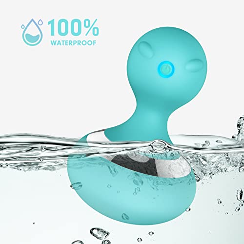 Manfly Cordless Electric Massager With 10 Powerful Vibrations, Rechargeable Handheld Neck Massager (Black) (Blue) #TOP2