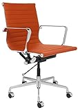 SOHO Ribbed Management Office Chair (Orange)