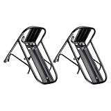 Performances à toute épreuve : grâce à sa structure en acier renforcé, ce porte-bagages pour vélo de route offre une excellente capacité de charge, un transport sécurisé des objets volumineux, contrairement aux porte-bagages traditionnels