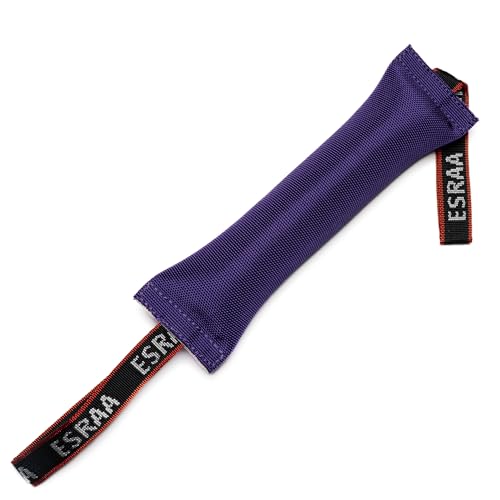 ESRAA Boudin Mordant Chien 30 cm Tuyau Pompier Traction Violet