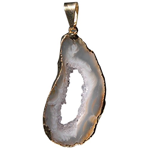 Pendentif Dore - Tranche Agate