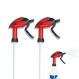 Dukrouk Spray Bottle Nozzle Replacement Compatible with Zep for 8, 16, 24, 32oz Bottles,Adjustable Output,Leakproof,2-Pack