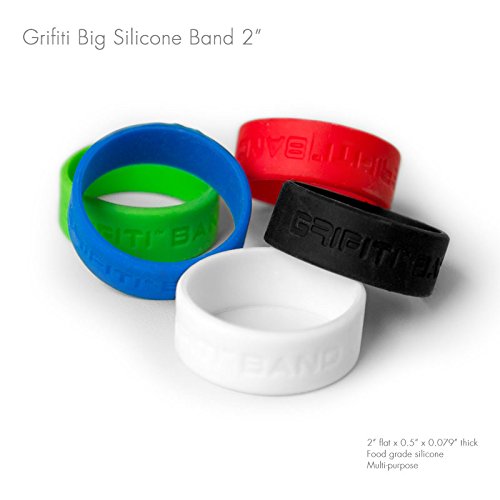 Grifiti Elastic Band Joes 2 Inches Small Silicone Rubber Bands Rings Gasket Bottle Food Cooking Durable Office Boxes Wraps 20 Pack Assorted Colorful High Strong Rubberbands Heavy Round Siliconebands #TOP7