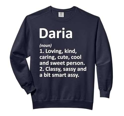 DARIA Definition Personalized Name Funny Birthday Gift Idea Comfort Colors
