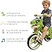 Dinosaur Kids Tricycle for Rider- Toddlers Kid Trike Bike Big Wheel with Music, Storage Basket,Light Wheel, Indoor/Outdoor Preschool Daycare Kids Bike,Best Gift for 3-7 Year Old Girls & Boys (Green)
